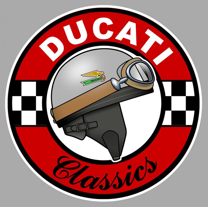 Sticker DUCATI CLASSICS : Couleur Course