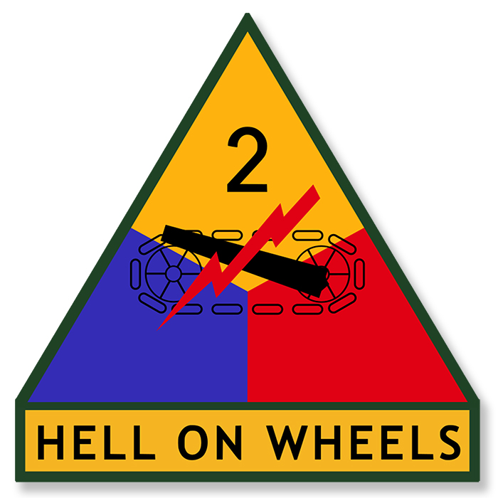Sticker 2E DIVISION BLINDEE HELL ON WHEELS : Couleur Course