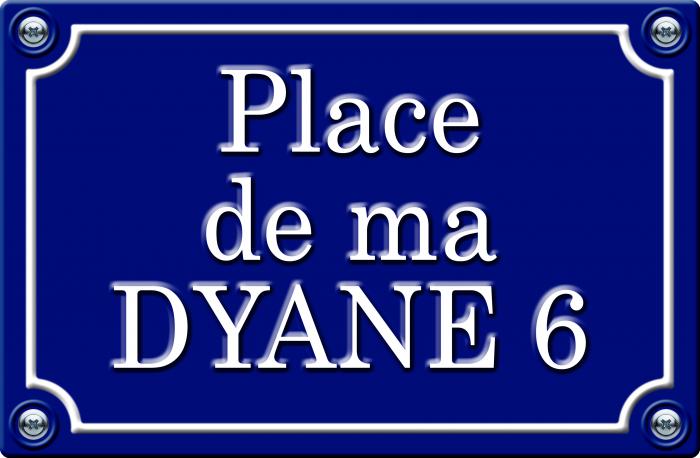 Sticker PLACE DE MA DYANE 6 : Couleur Course