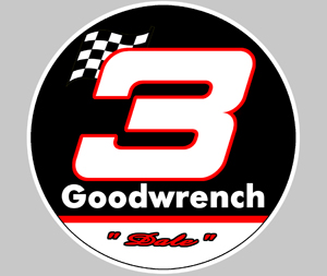 Sticker DALE EARNHARDT #3 : Couleur Course