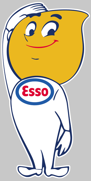 Sticker ESSO EA005 : Couleur Course