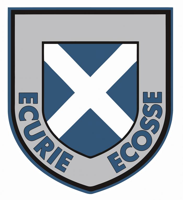 Sticker ECURIE ECOSSE : Couleur Course