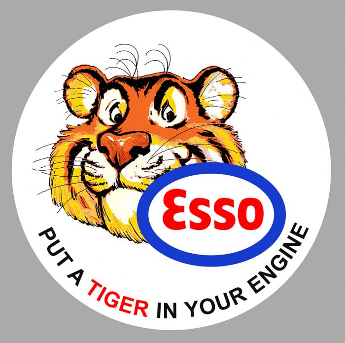 Sticker ESSO  : Couleur Course