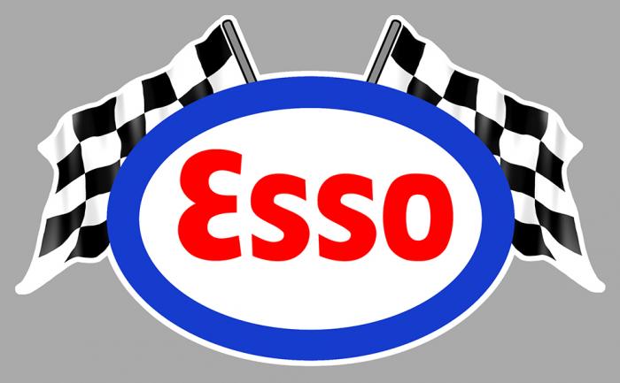 Sticker ESSO  : Couleur Course