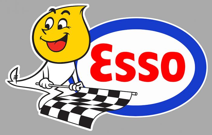 Sticker ESSO  : Couleur Course