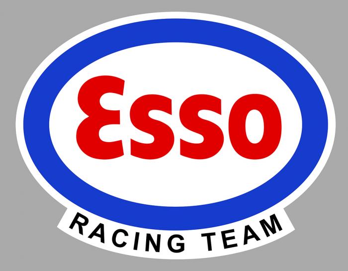 Sticker ESSO RACING TEAM : Couleur Course
