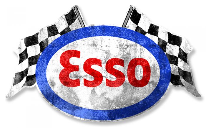 Sticker ESSO  : Couleur Course