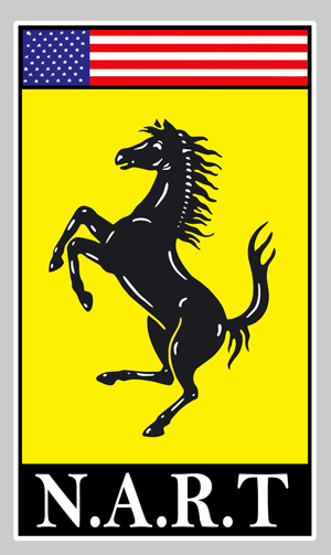 Sticker FERRARI NART : Couleur Course