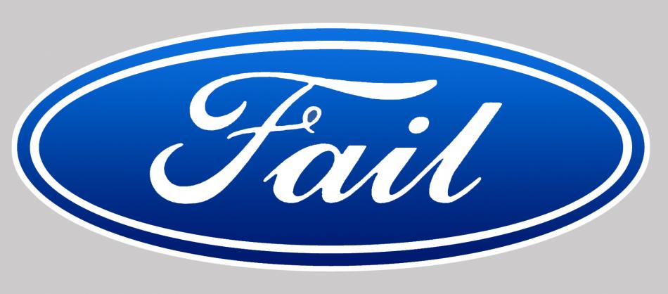 Sticker FAIL FORD FA027 : Couleur Course