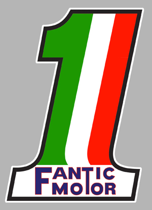 Sticker FANTIC MOTOR : Couleur Course