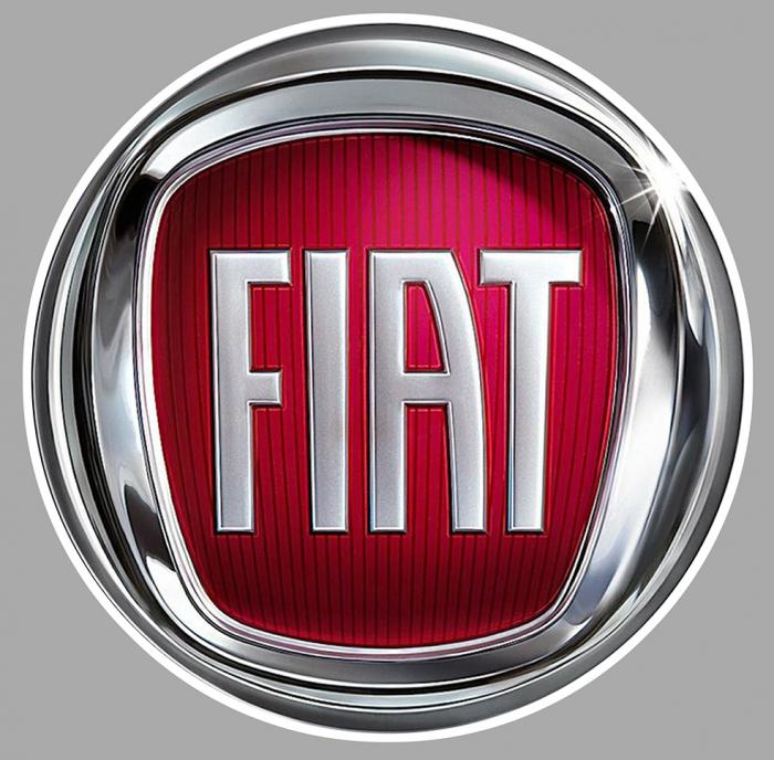 Sticker FIAT : Couleur Course