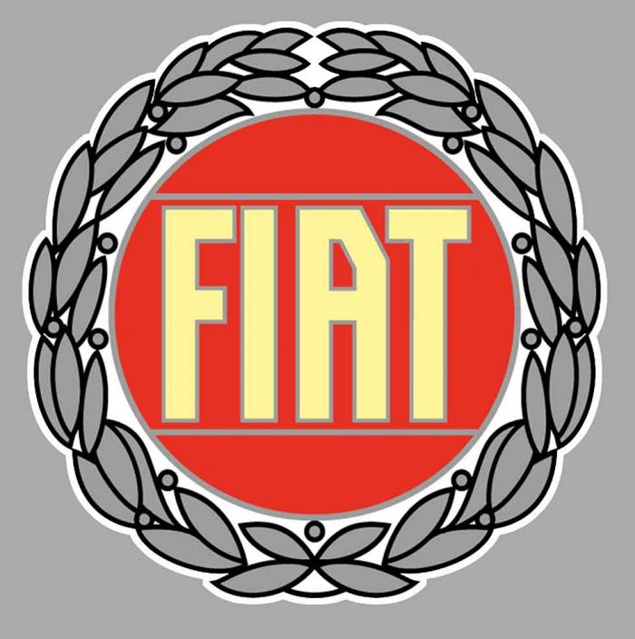 Sticker FIAT : Couleur Course