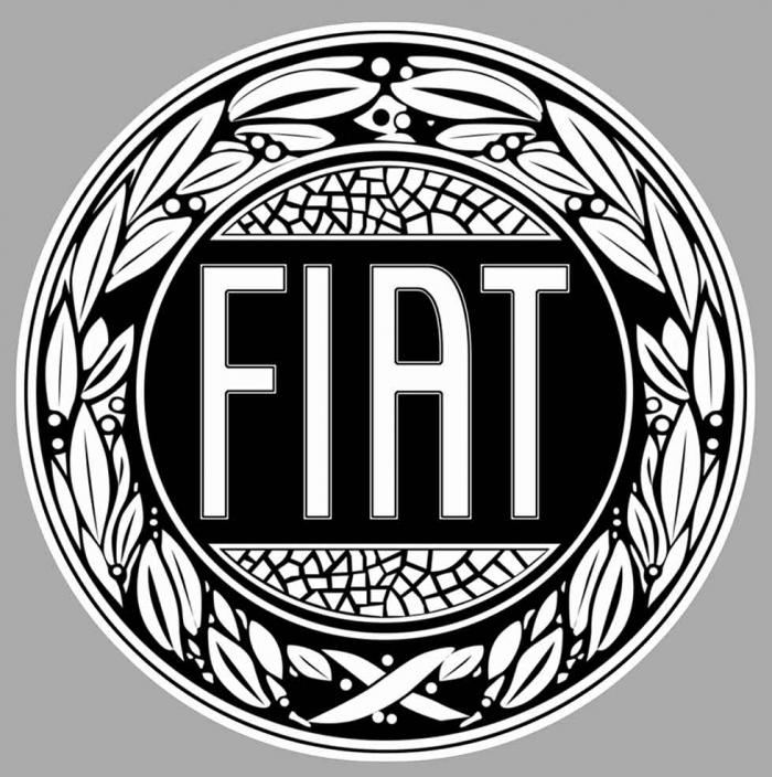 Sticker FIAT : Couleur Course