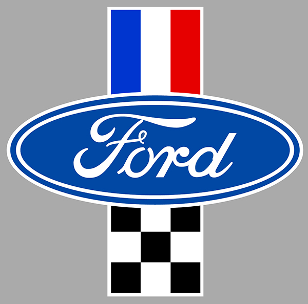 Sticker FORD FRANCE : Couleur Course