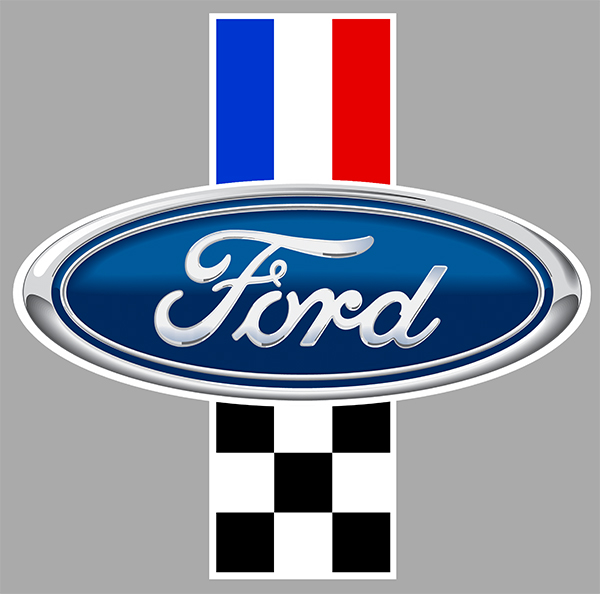Sticker FORD FRANCE : Couleur Course