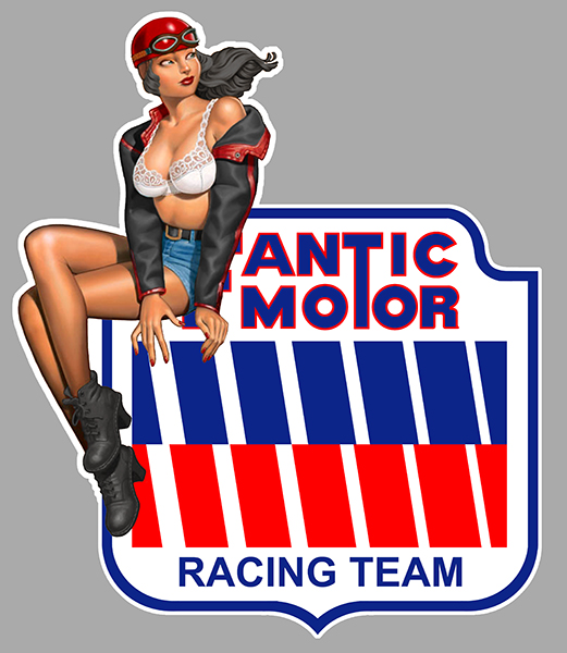 Sticker PINUP FANTIC MOTOR : Couleur Course