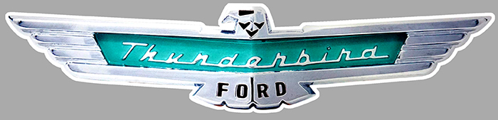 Sticker FORD THUNDERBIRD : Couleur Course