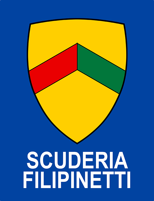 Sticker SCUDERIA FILIPINETTI : Couleur Course