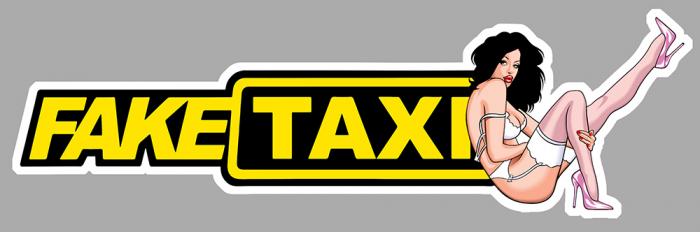 Sticker FAKE TAXI SEXY PINUP : Couleur Course