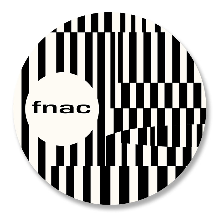 Sticker FNAC : Couleur Course
