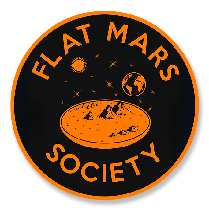 Sticker FLAT MARS SOCIETY : Couleur Course