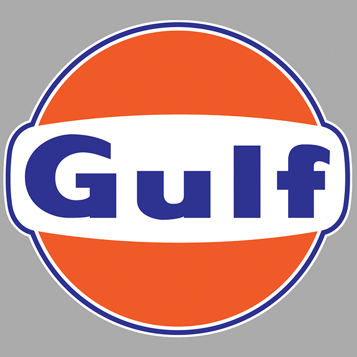 Sticker GULF : Couleur Course