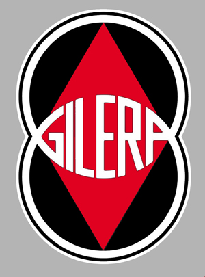 Sticker GILERA : Couleur Course