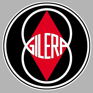 Sticker GILERA : Couleur Course