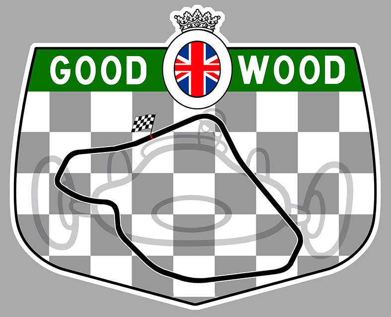 Sticker CIRCUIT GOODWOOD : Couleur Course