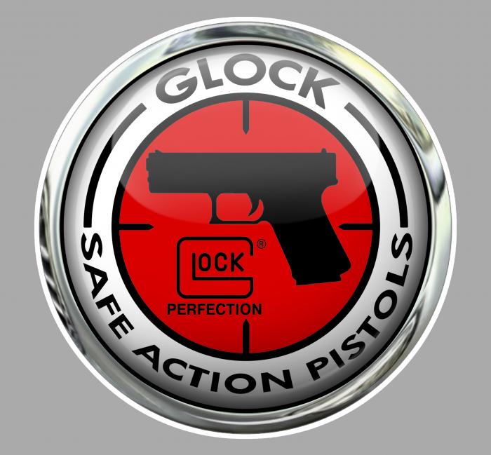 Sticker GLOCK : Couleur Course