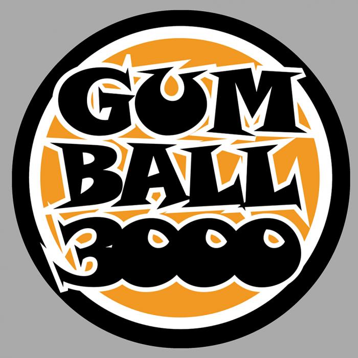 Sticker GUMBALL 3000 : Couleur Course