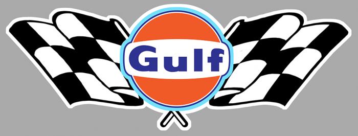 Sticker GULF : Couleur Course