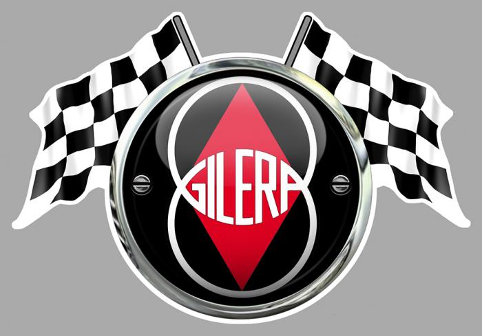 Sticker GILERA : Couleur Course