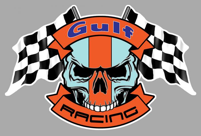 Sticker GULF  : Couleur Course