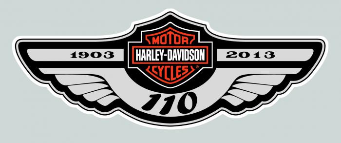 Sticker HARLEY DAVIDSON : Couleur Course