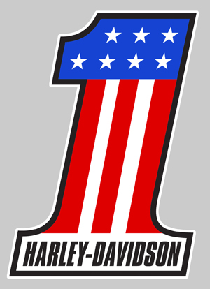 Sticker HARLEY DAVIDSON : Couleur Course