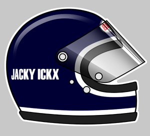 Sticker JACKY ICKX : Couleur Course