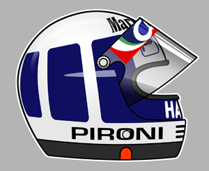 Sticker DIDIER PIRONI : Couleur Course