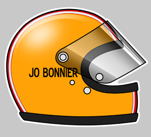 Sticker JO BONNIER : Couleur Course