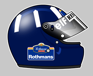 Sticker DAMON HILL : Couleur Course