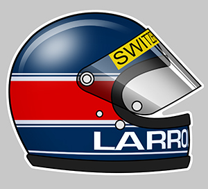 Sticker GERARD LARROUSSE : Couleur Course