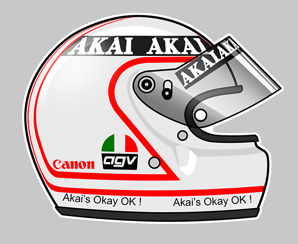 Sticker ALAN JONES : Couleur Course