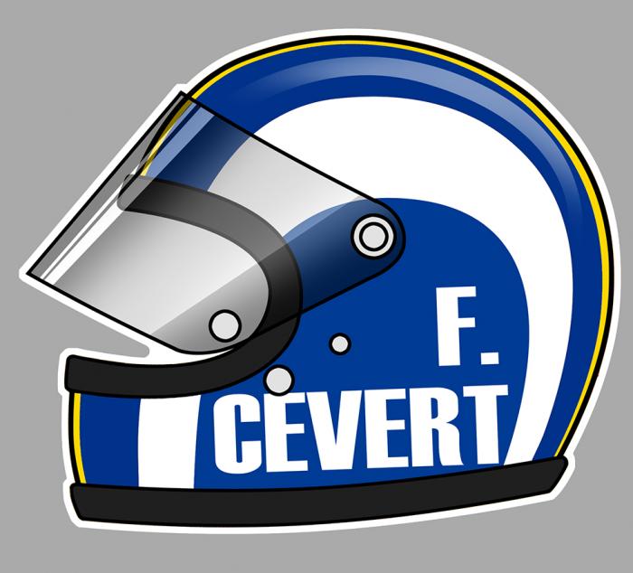 Sticker FRANCOIS CEVERT : Couleur Course