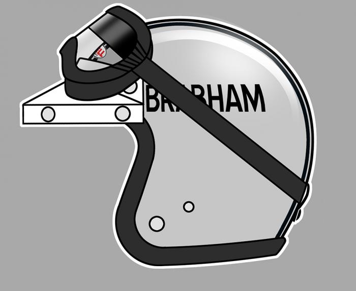 Sticker JACK BRABHAM : Couleur Course