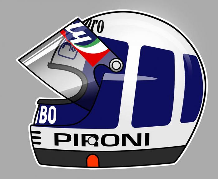 Sticker DIDIER PIRONI : Couleur Course