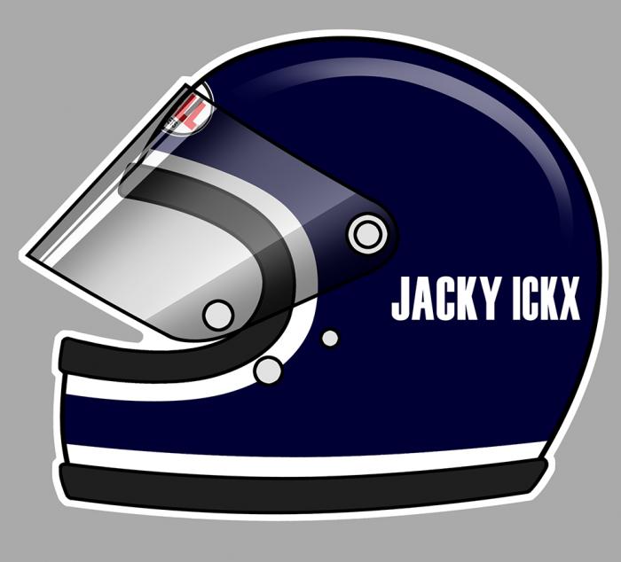 Sticker JACKY ICKX : Couleur Course