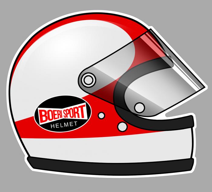 Sticker JARNO SAARINEN : Couleur Course