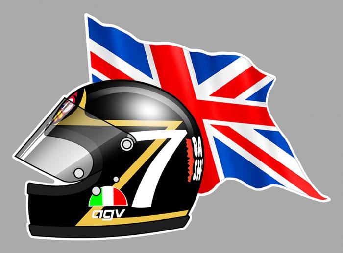 Sticker BARRY SHEENE  : Couleur Course