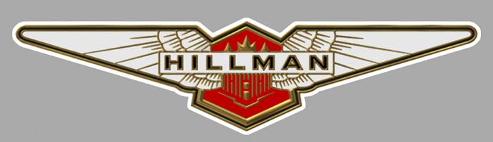 Sticker HILLMAN : Couleur Course