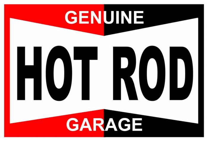 Sticker HOT ROD CHAMPION : Couleur Course